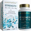 Sanomotion Strength K2 + D3 + Ca + Mg Vegan  90 Stück - ab 25,97 €