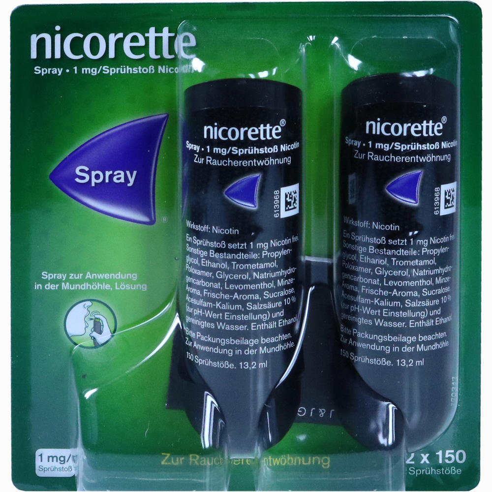 Nicorette Spray » Informationen und Inhaltsstoffe