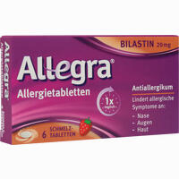 Allegra Allergietabletten 20mg Schmelztabletten 6 Stück - ab 2,88 €