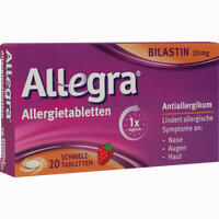 Allegra Allergietabletten 20mg Schmelztabletten 6 Stück - ab 2,88 €