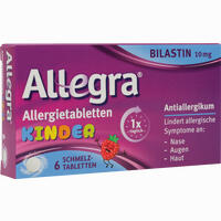 Allegra Allergietabletten Kinder 10 Mg Schmelztabletten 20 Stück - ab 2,30 €