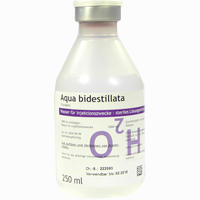 Aqua Bidest Plastik Infusionslösung 250 ml - ab 2,80 €