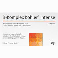 B- Komplex Köhler Intense Kapseln 15 Stück - ab 4,79 €