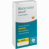 Bisacodyl Aiwa 5 Mg Magensaftresistente Tabletten  20 Stück - ab 2,60 €