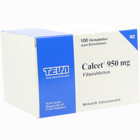 Calcet 950mg Filmtabletten  200 Stück - ab 9,45 €