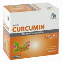 Curcumin 500 Mg 95% Curcuminoide+piperin Kapseln 180 Stück - ab 19,39 €