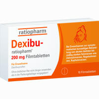 Dexibu- Ratiopharm 200 Mg Filmtabletten 10 Stück - ab 3,69 €