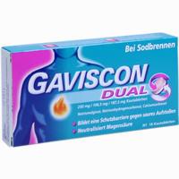 Gaviscon Dual 250mg/106,5mg/187,5mg Kautabletten  80 Stück - ab 4,68 €