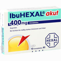 Ibuhexal Akut 400mg Filmtabletten  10 Stück - ab 1,20 €