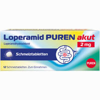 Loperamid Puren Akut 2 Mg Schmelztabletten 6 Stück - ab 3,78 €