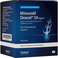 Minoxidil Dexcel 50 Mg/Ml Spray zur Anwendung Auf der Kopfhaut 60 ml - ab 11,80 €