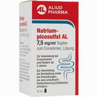 Natriumpicosulfat Al 7. 5 Mg/Ml Tropf. Z. Ein. Lösung 50 ml - ab 3,88 €