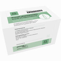 Procain Pharmarissano Ampulle 2% 2ml 200 x 2 ml - ab 67,40 €