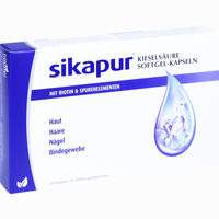 Sikapur Kieselsäure Softgel- Kapseln mit Biotin  30 Stück - ab 12,60 €