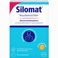 Silomat Hustenstiller Dmp mit Honig- Geschmack 7. 7 Mg 40 Stück - ab 6,18 €