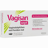 Vagisan Sept Vaginalzäpfchen mit Povidon- Iod 5 Stück - ab 12,06 €