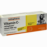 Vitamin C- Ratiopharm Retard 500mg Retardkapseln 30 Stück - ab 6,56 €