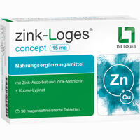 Zink- Loges Concept 15mg 30 Stück - ab 4,90 €