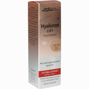 Medipharma Cosmetics Hyaluron Lift Foundation Soft Nude Informationen Und Inhaltsstoffe